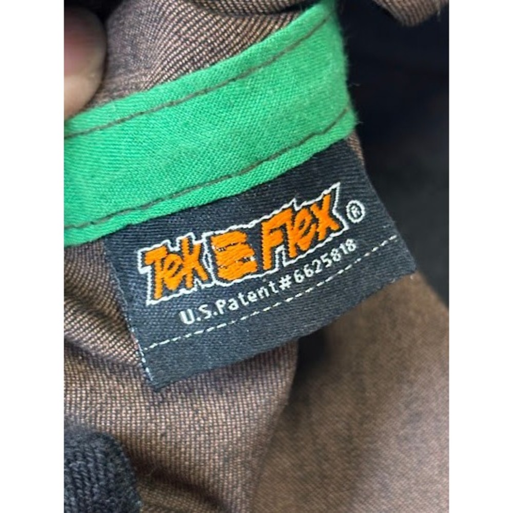 Guinness Brown Shamrock Logo Tek-Flex Stretch Fit Baseball Cap Hat OSFM BioWorld - Picture 8 of 11